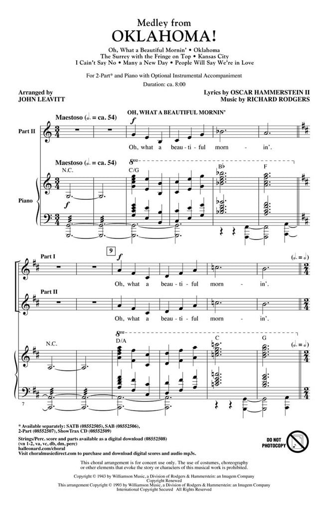 Oklahoma (Medley)